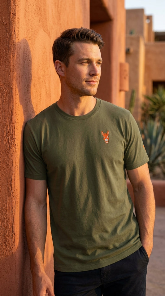 Don't Follow. Anyone. — Military Green Graphic Tee | STBN