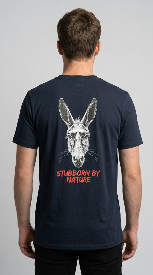 STBN Donkey Minimal Logo Tee – Navy & Military Green | Unisex Streetwear