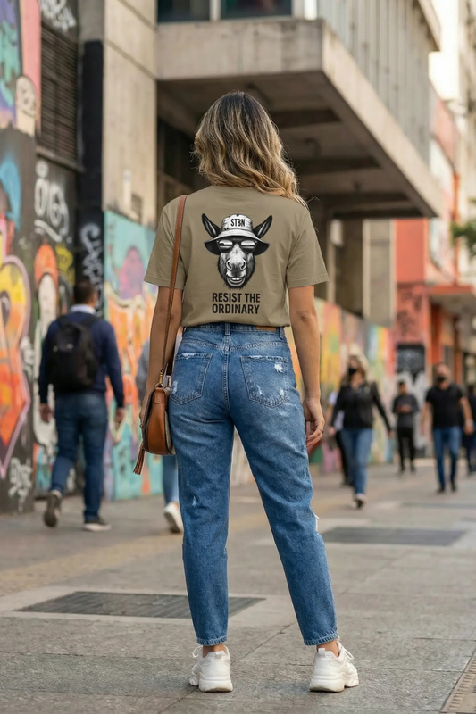 Minimal Logo Tee – Brown Savana | Women | €23.50