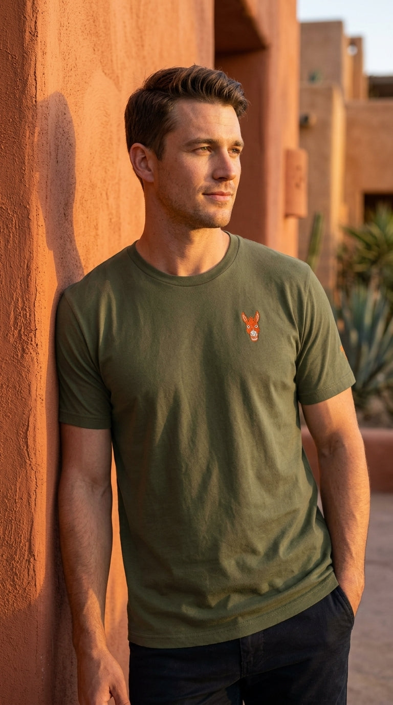 Don't Follow. Anyone. — Military Green Graphic Tee | STBN