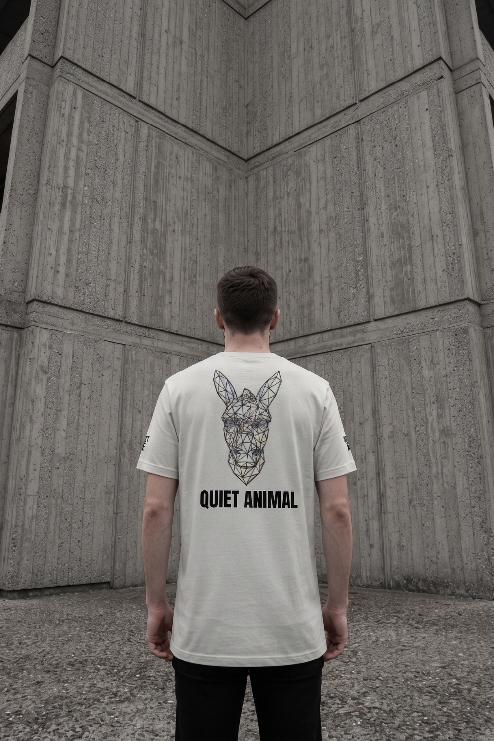 Quiet Animal. Ash Graphic Tee | Unisex Streetwear | Stay Stubborn STBN