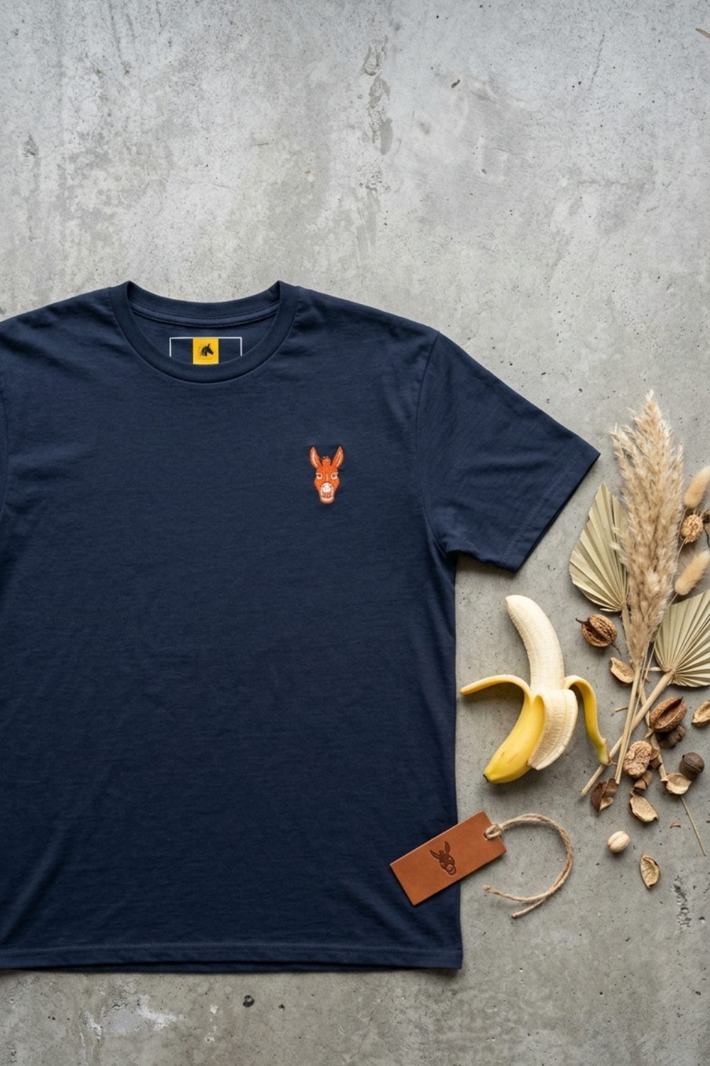 STBN Donkey Minimal Logo Tee – Navy & Military Green | Unisex Streetwear