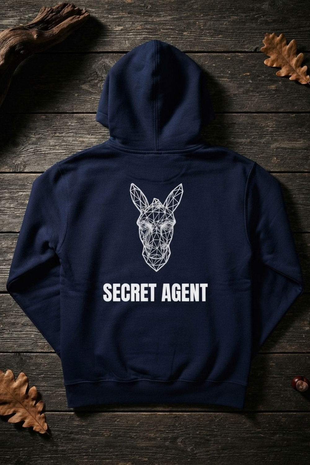 Secret Agent. Navy Youth Hoodie | Children's Streetwear | Stay Stubborn STBN