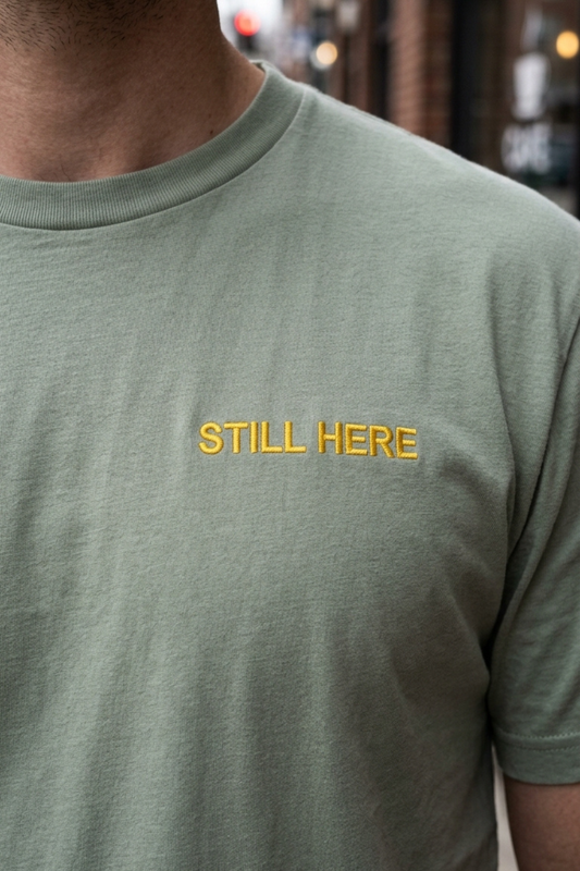 STBN Donkey Still Here Tee – Sage | Men's Streetwear